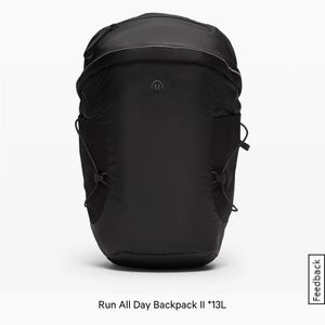NWT Lululemon * RARE * BLK Run All Day 13L backpack